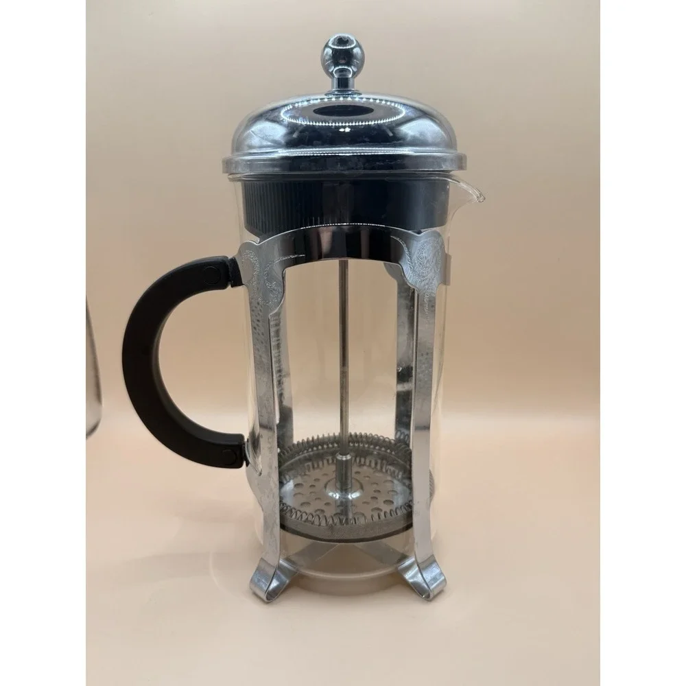 Starbucks Barista French Press 8 Cup Glass and Stainless Steel Coffee Maker FLAW